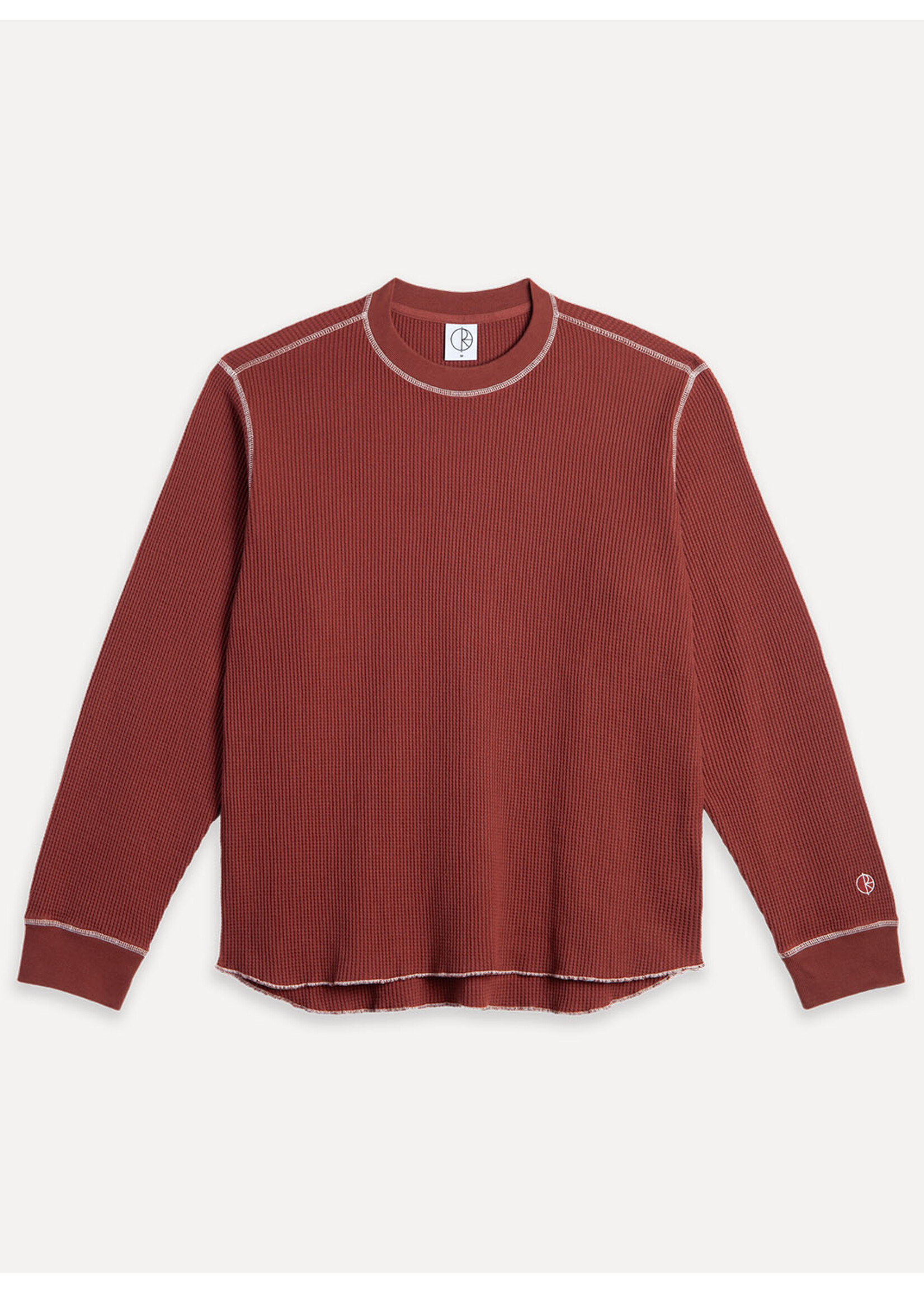 Polar Skate Co. Dylan LS Tee Wine/White