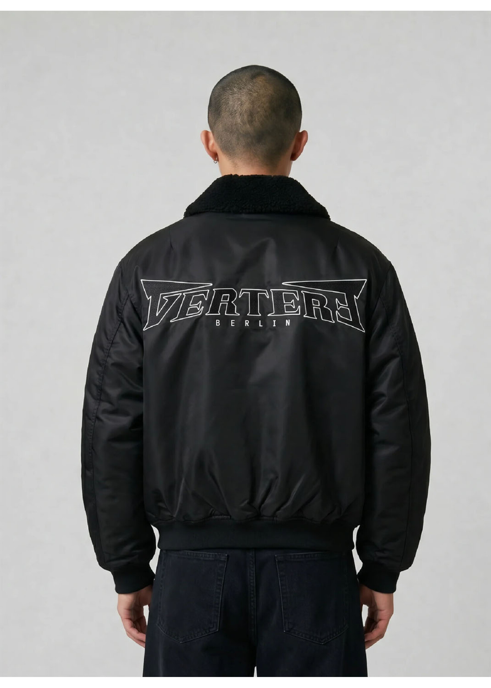 Vertere Berlin Vortex Bomber Jacket Black VER-J55-BLK