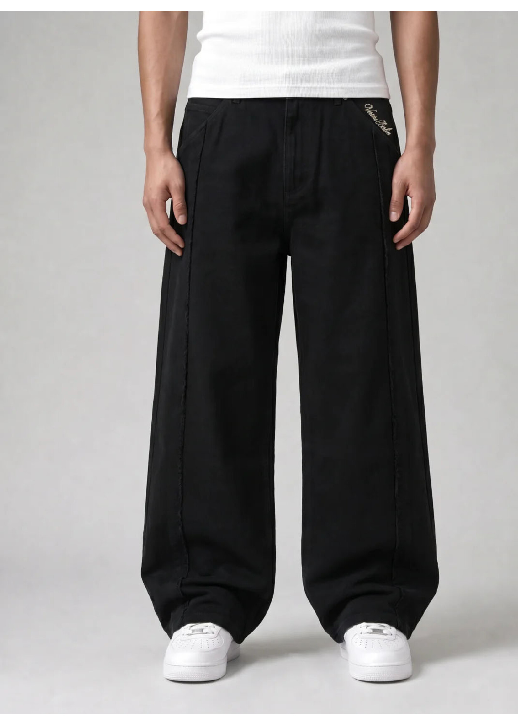 Vertere Berlin Verve Baggy Jeans Washed Black VER-P80-WSDBLK