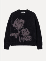 Vertere Berlin Morph Rose Knit Sweater Black VER-KS138-BLK