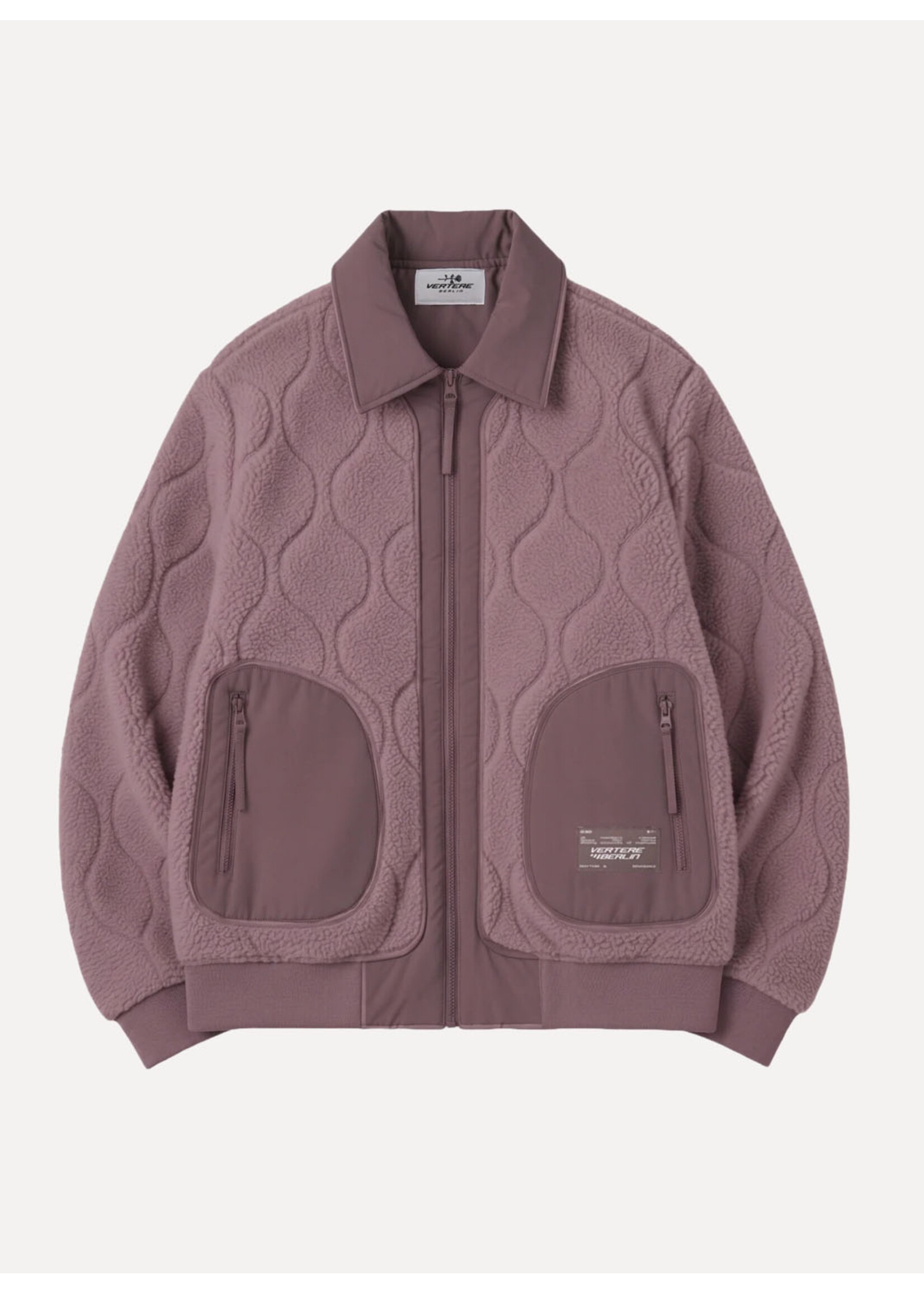 Vertere Berlin Lineout Fleece Jacket Plum VER-J53-PLU