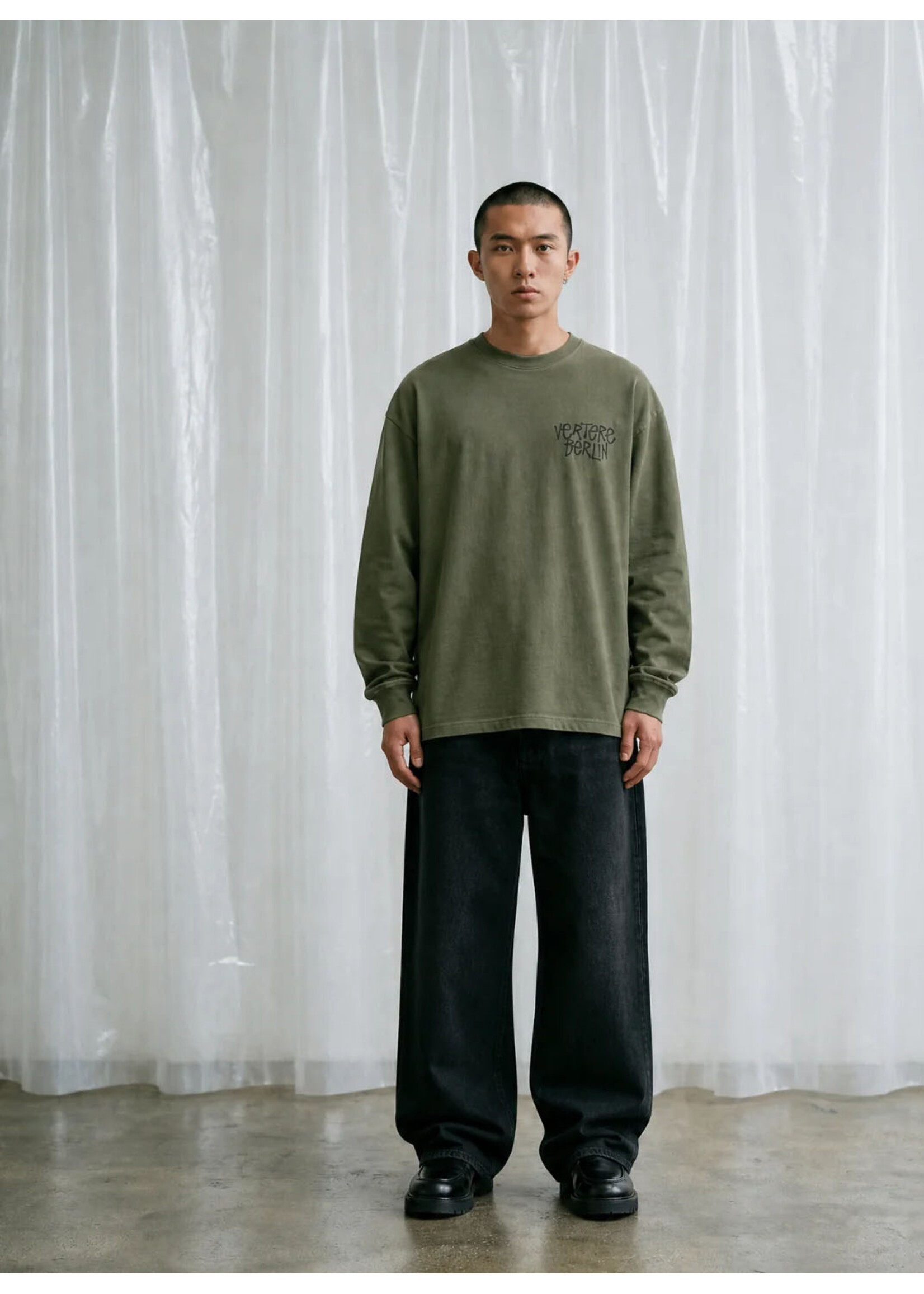 Vertere Berlin Kreuzberg Longsleeve Olive VER-LS09-OLI
