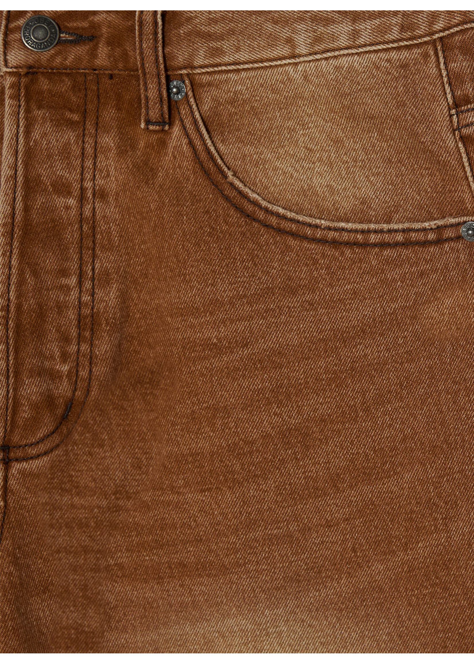 Obey Boxcar Straight Leg Denim Archive Brown 142010119-ACB