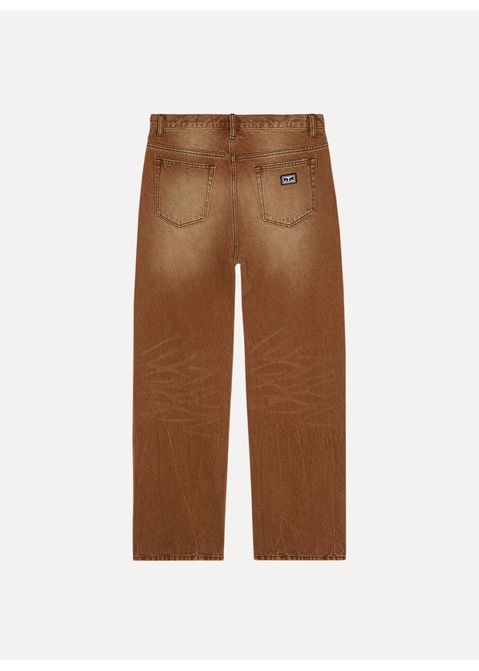 Obey Boxcar Straight Leg Denim Archive Brown 142010119-ACB