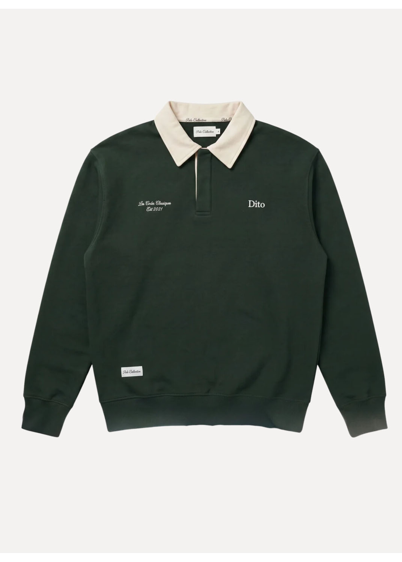 Dito Collective Green Court Quarterzip Dark Green