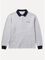 Dito Collective Courduroy Collar Rugby Polo Grey