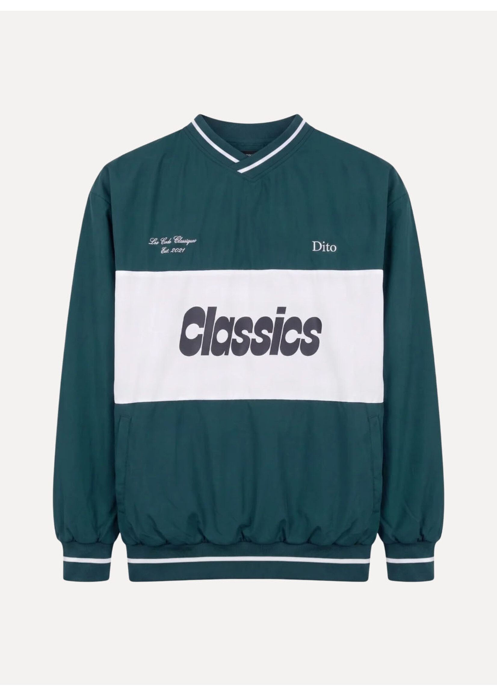 Dito Collective Retro Tennis Jacket Green