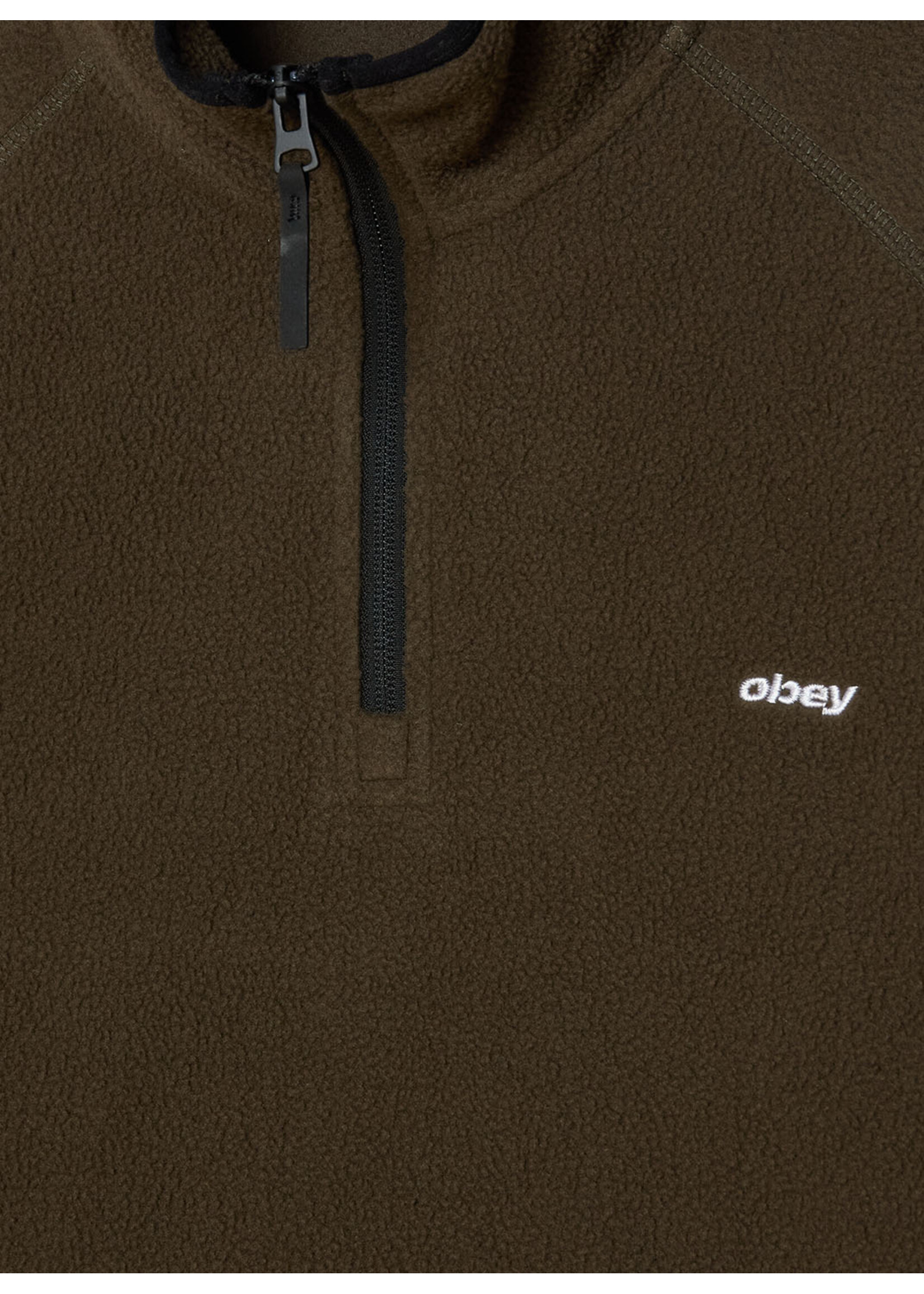Obey Vetta Polar Fleece Pullover Andesite 111620099-ADS