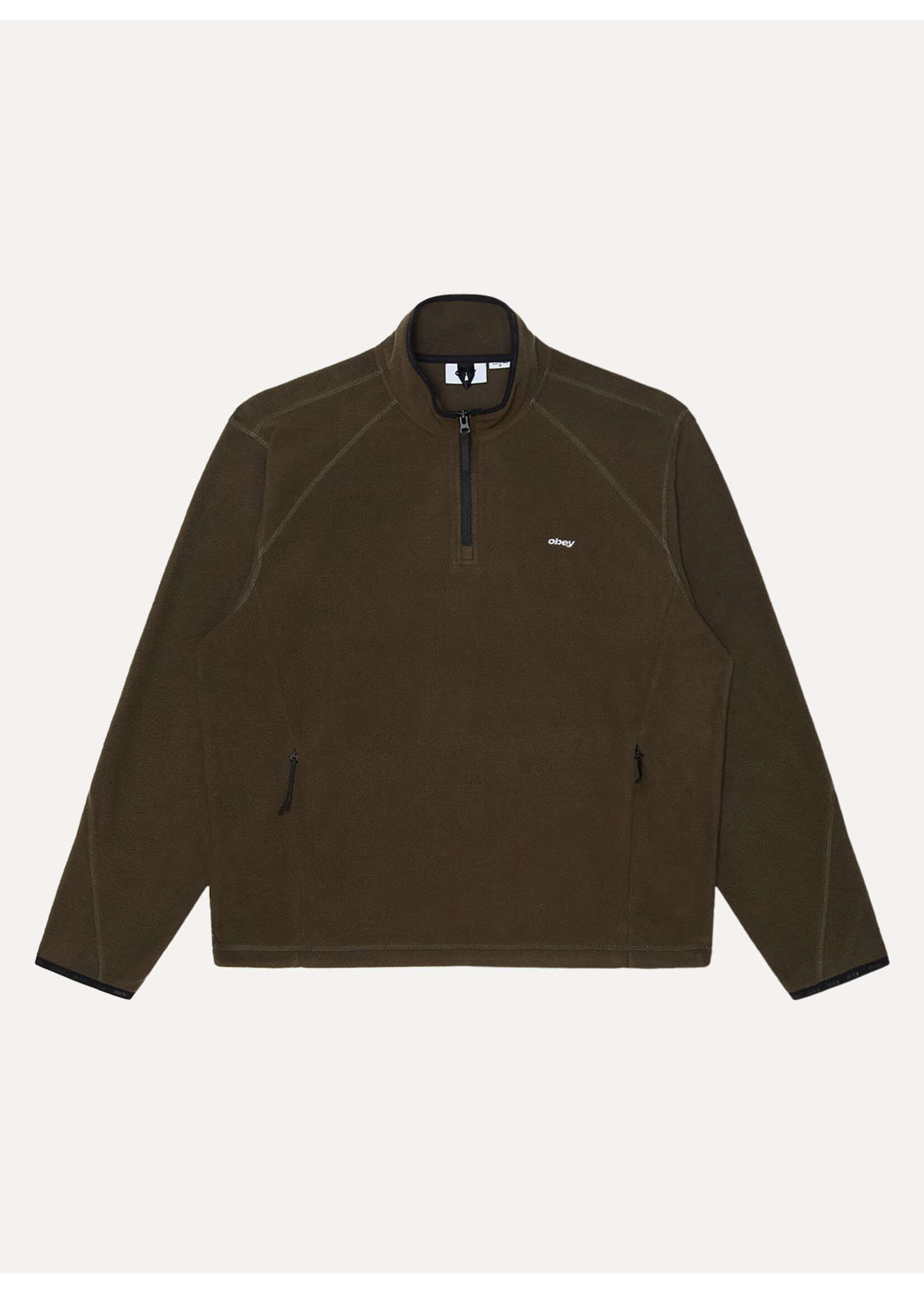 Obey Vetta Polar Fleece Pullover Andesite 111620099-ADS