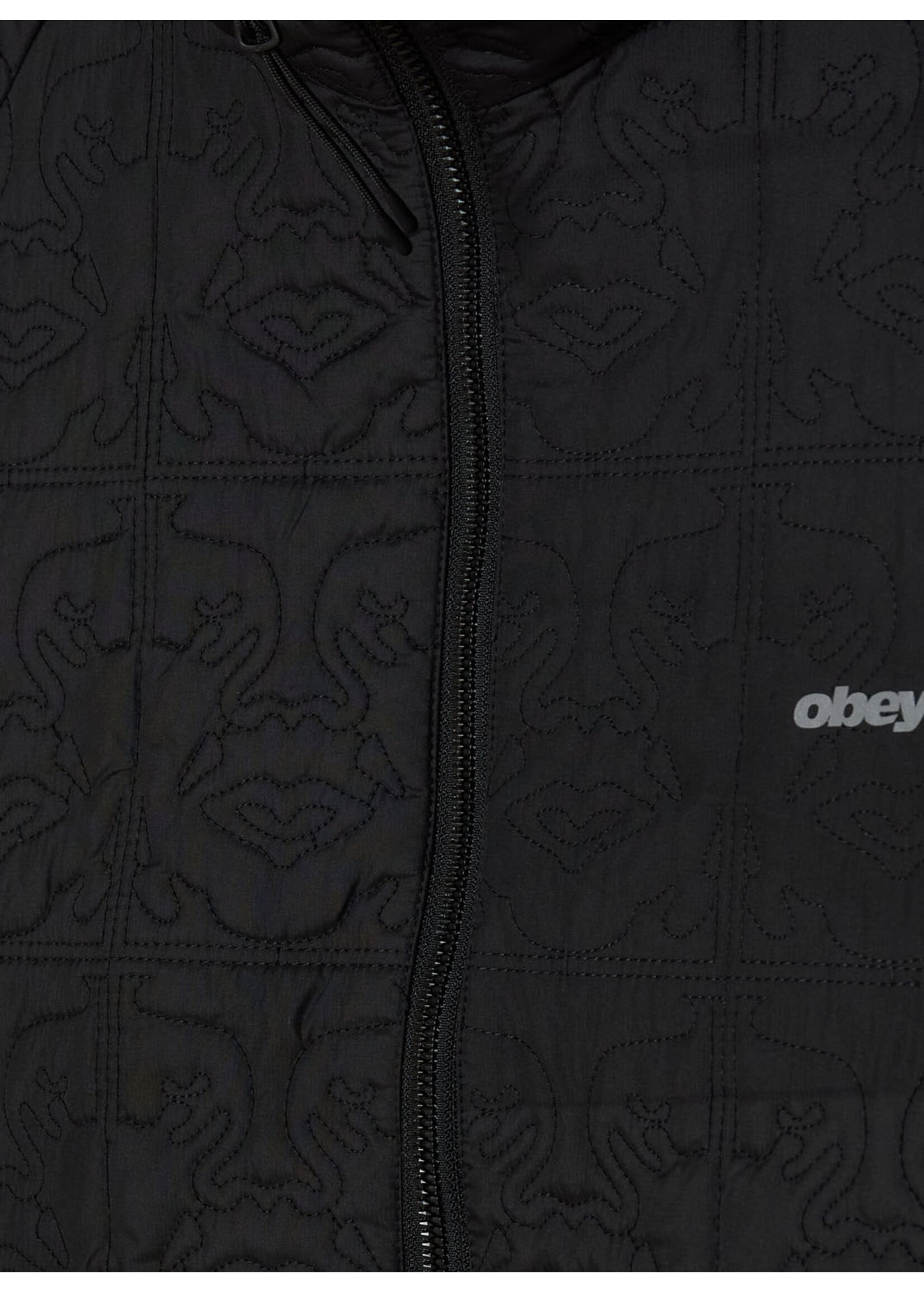 Obey Obey Icon Quilted Jacket Black 121800629-BLK