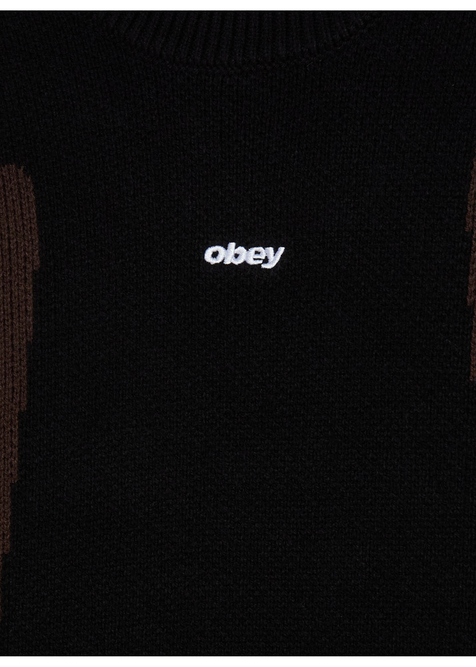 Obey Obey Brann Sweater Digital Black Multi 151000131-DIB