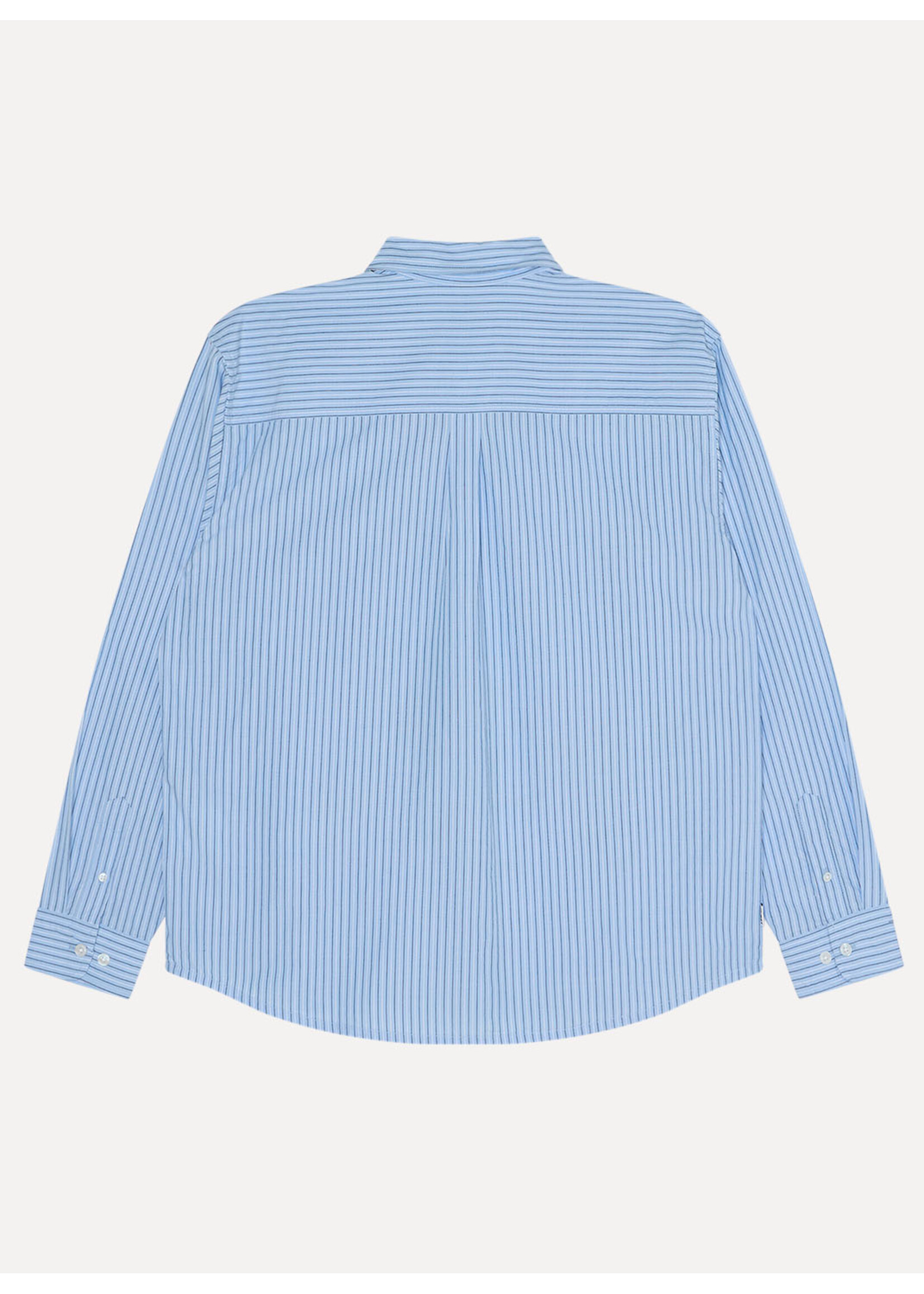 Obey Billy Woven Light Blue Multi 181200433-LBL