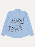 Obey Billy Woven Light Blue Multi 181200433-LBL