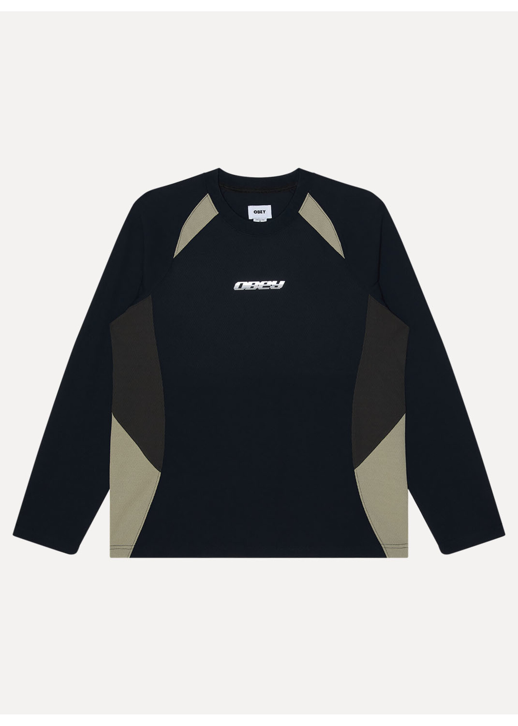 Obey Obey Delta Knit Ls Black Multi 131030154-BKM