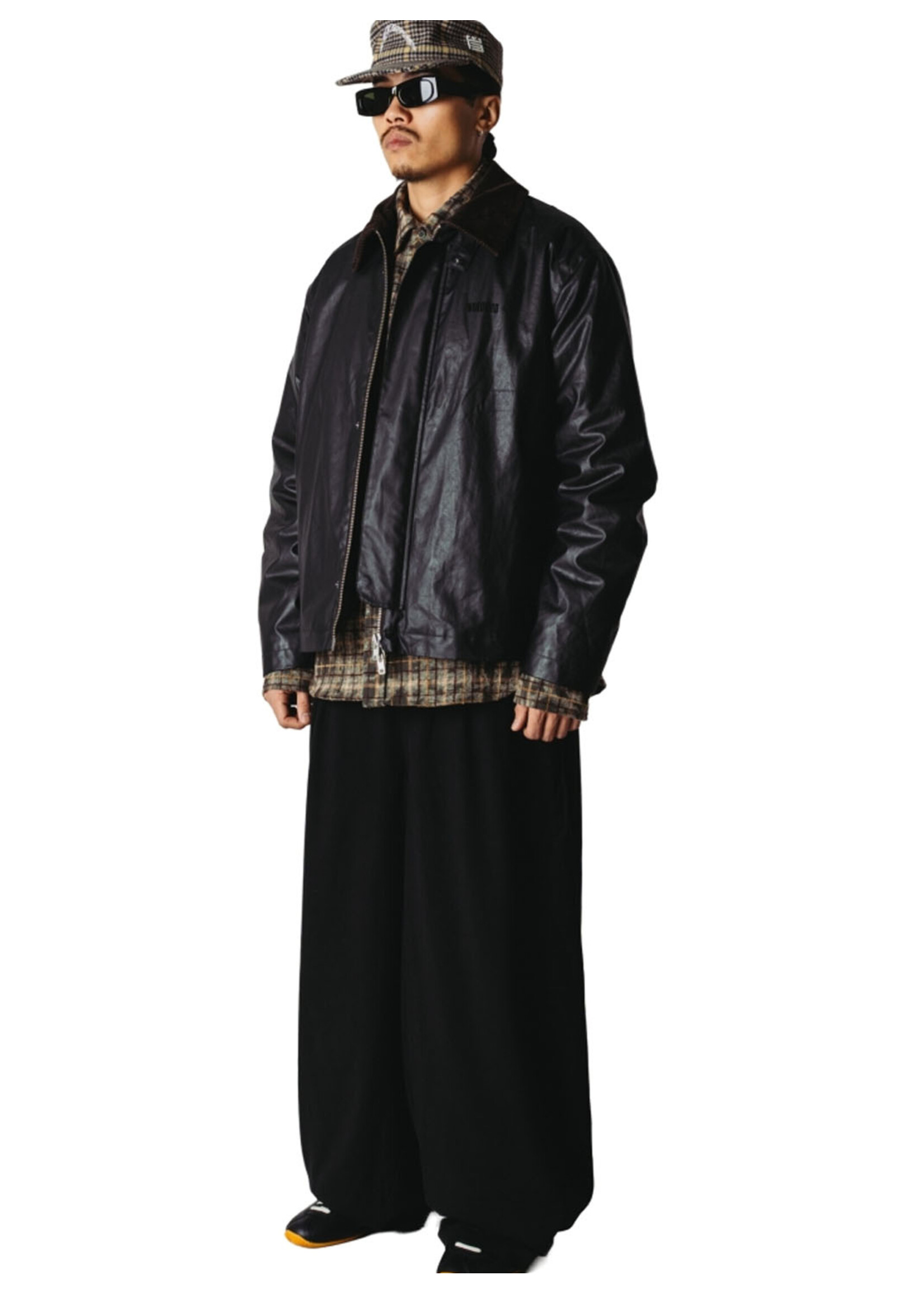 Woodbird WBPing Waxed Short Jacket Black 2636-904
