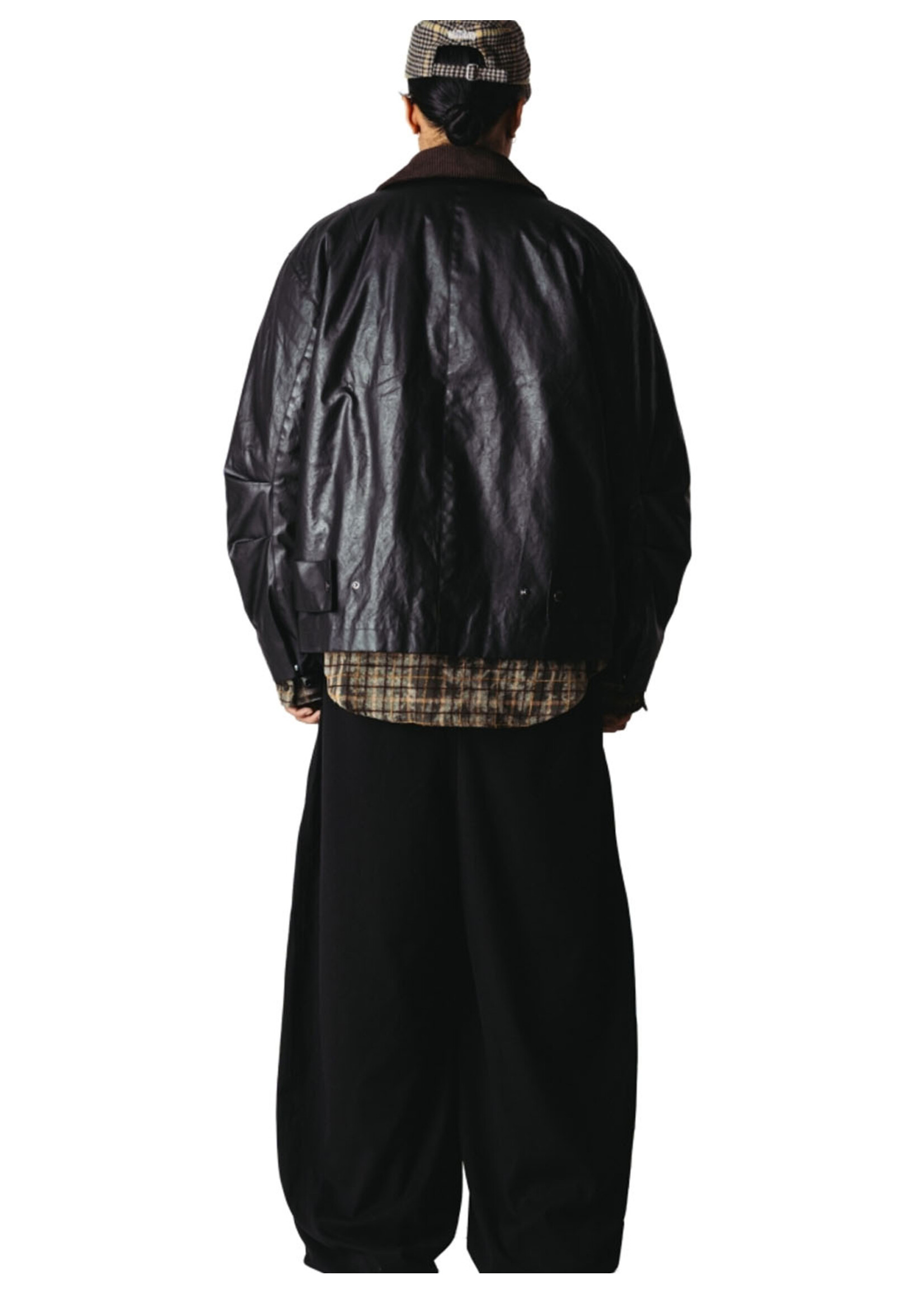 Woodbird WBPing Waxed Short Jacket Black 2636-904