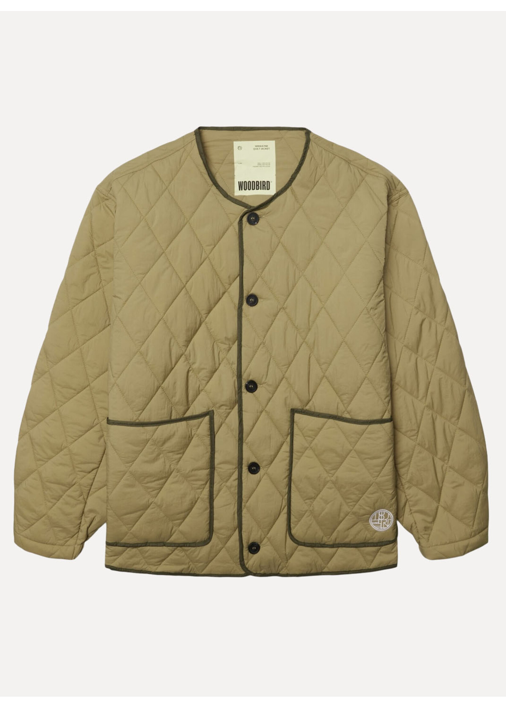 Woodbird WBWayne Quilt Jacket Khaki 2636-900