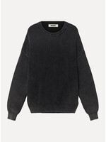 Woodbird WBSake Washed Crew Washed Black 2636-805