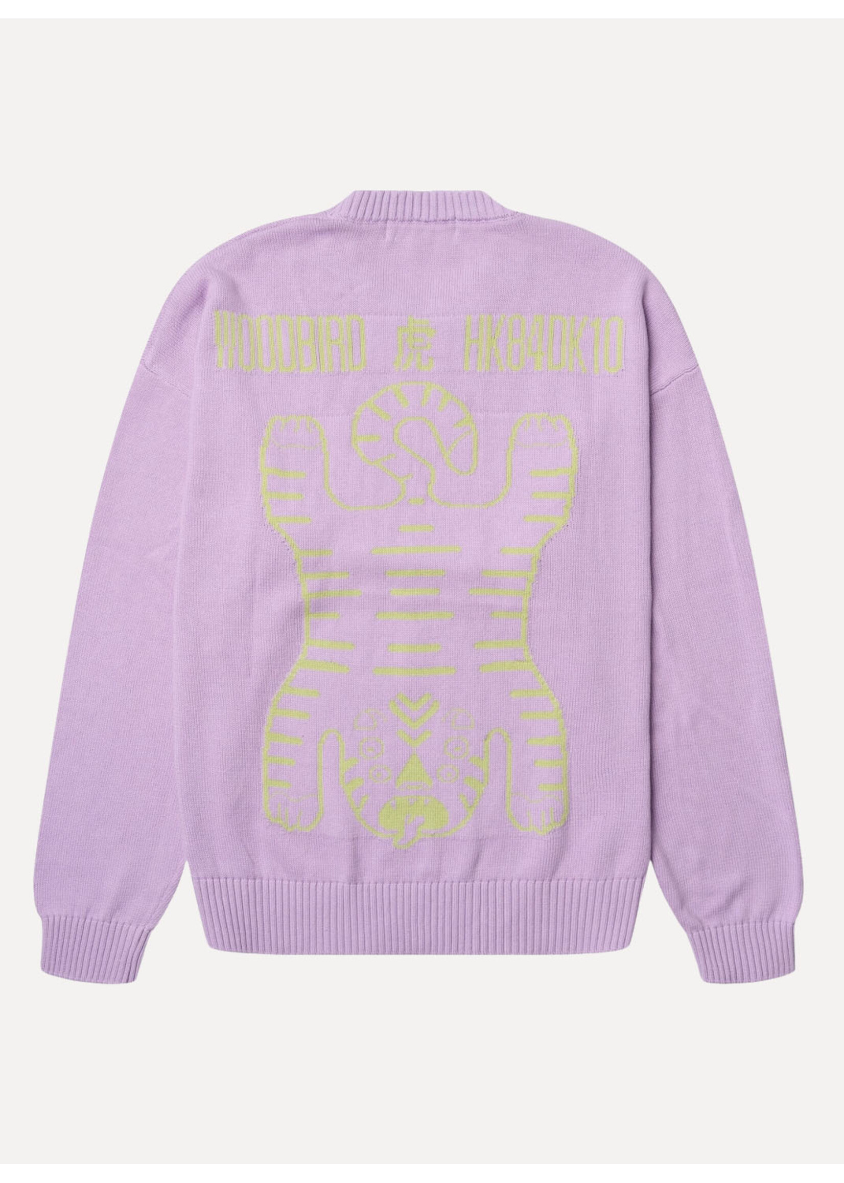 Woodbird WBKurt Tiger Crew Dusty Violet 2636-800