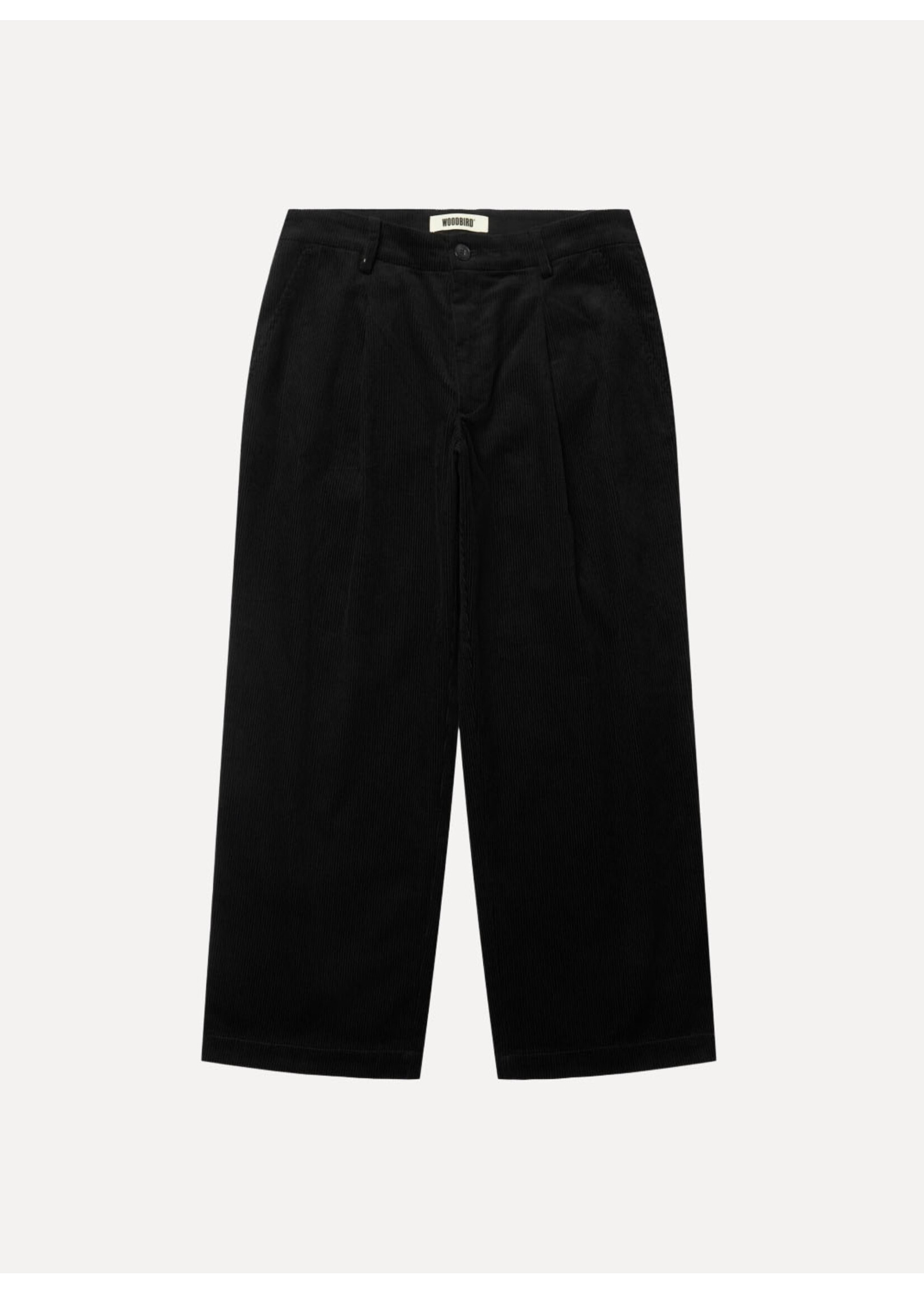 Woodbird WBBin Cord Pants Black 2636-201