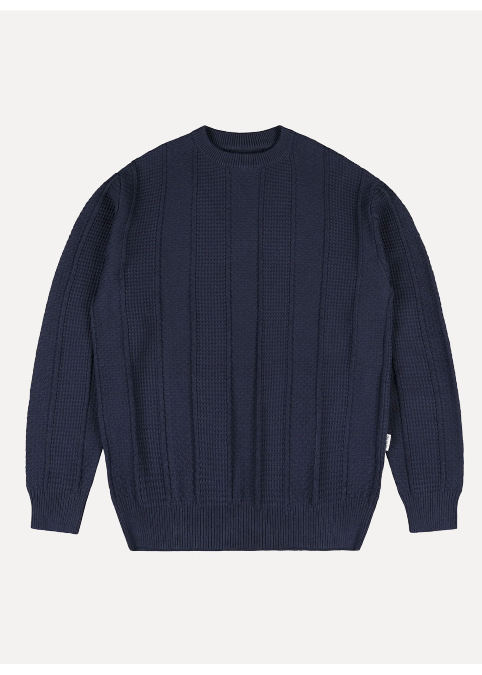 Wemoto Johnson Sweater Navy Blue 281.508-400