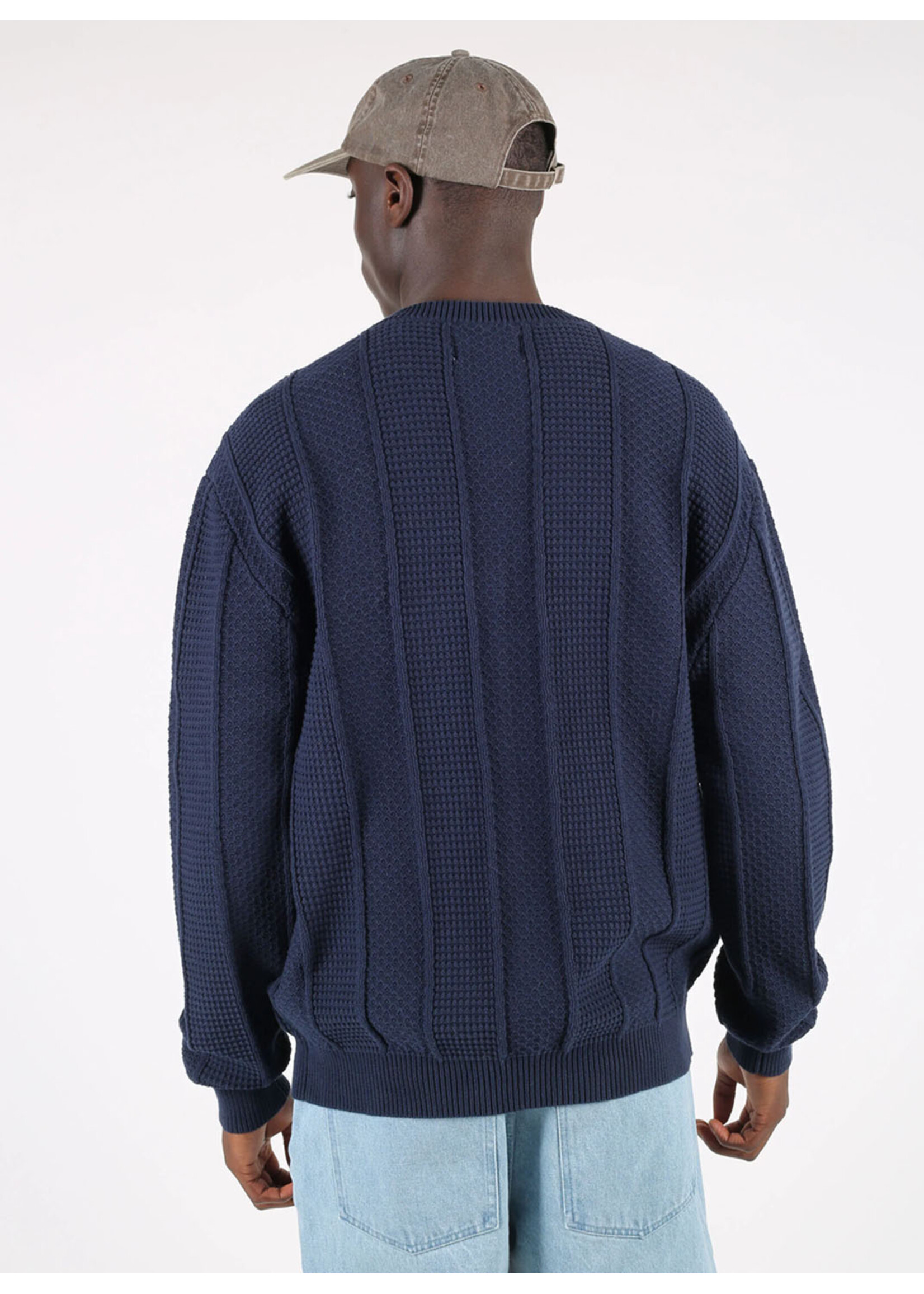 Wemoto Johnson Sweater Navy Blue 281.508-400