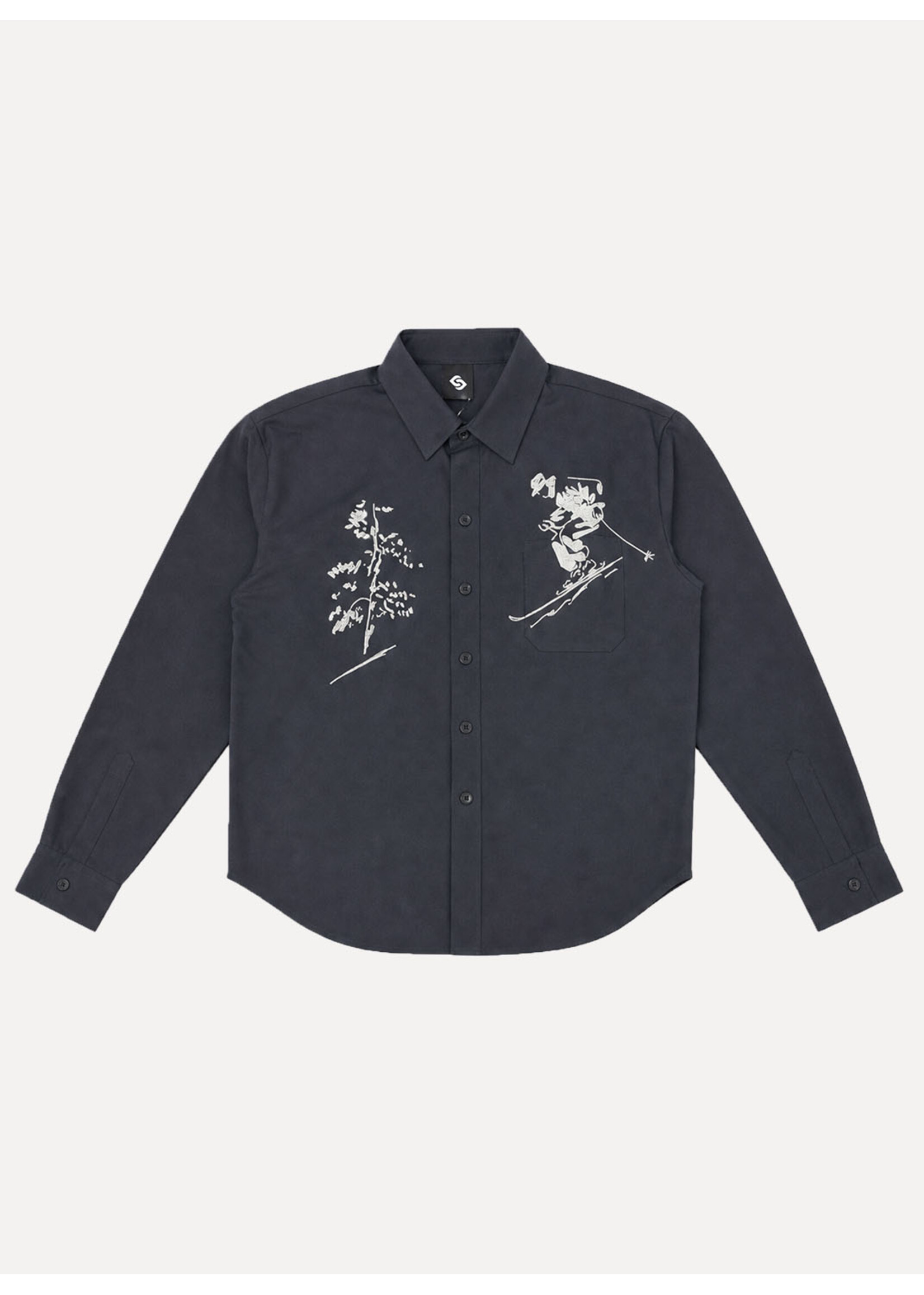 Collectiq Ride The Mountain Overshirt Navy CC-69017 600