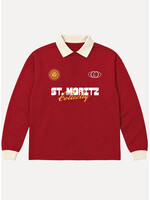 Collectiq Moritz Soleil Knit Polo Deep Red CC-62032 402