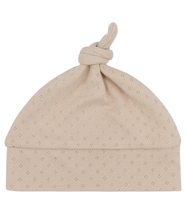 Moalie Moalie Baby beanie Pointelle Beige