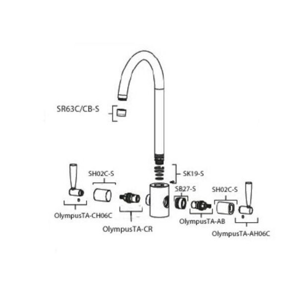 Franke Olympus O Ring / Spout Seal Kit - Foto 4