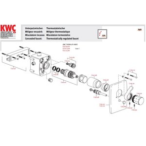 KWC Therm-up Vario K.38.93.61 onderdelen