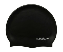 Speedo FLAT SIL CAP BLA P12