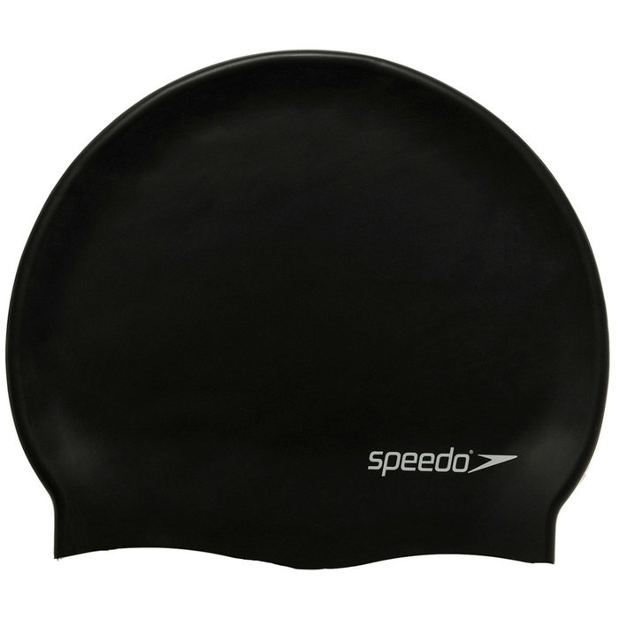 Speedo FLAT SIL CAP BLA P12