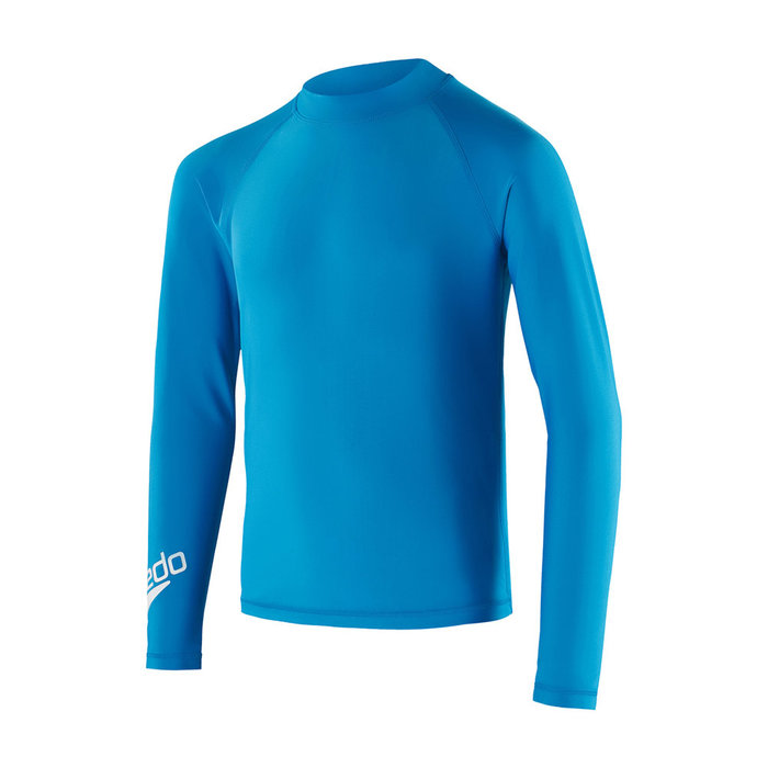 Speedo JUN LONG SLEEVE RASH TOP BLU