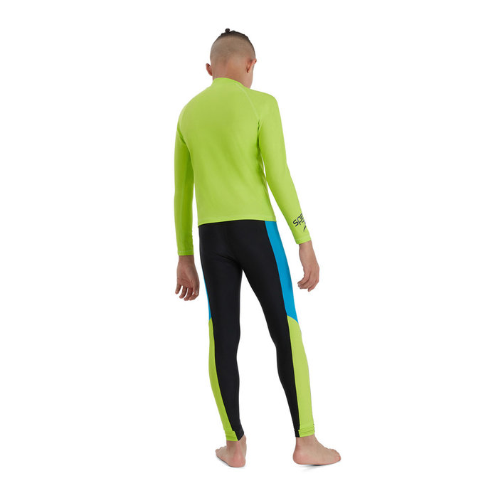 Speedo JUN LONG SLEEVE RASH TOP GRN