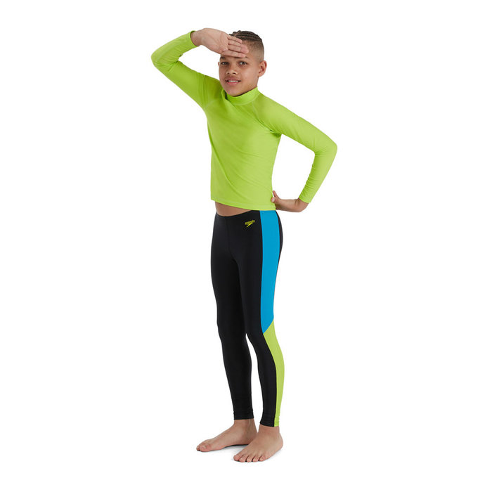 Speedo ECO JUN LONG SLEEVE RASH TOP GRN