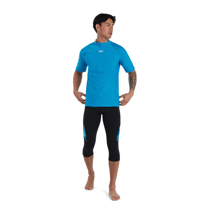 Speedo M SHORT SLEEVE SWIM TEE BLU