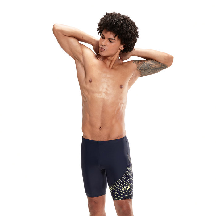 Speedo ECO MEDLEY LOGO JAM NAV/GRN