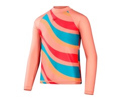 Speedo ECO PR LONG SL RASH TOP ORA/GRN