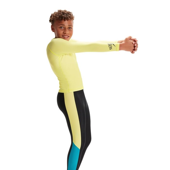 Speedo ECO LONG SL UNISEX RASH TOP - GREEN