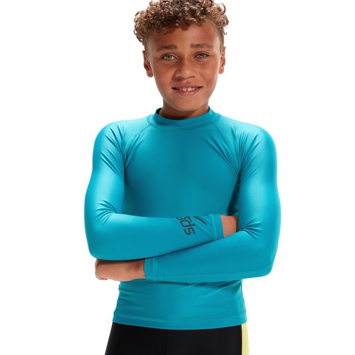 Speedo LONG SL UNISEX RASH TOP - GRN