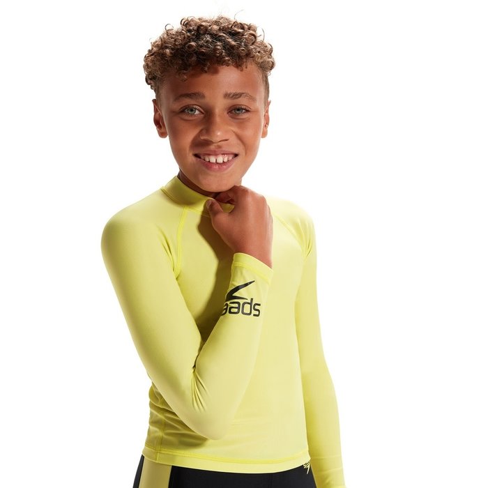 Speedo LONG SL UNISEX RASH TOP - GREEN
