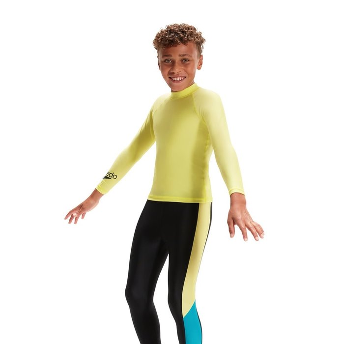 Speedo LONG SL UNISEX RASH TOP - GREEN