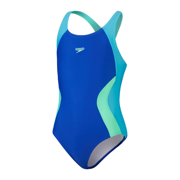 Speedo ECO COLOURBLOCK SPIRITBACK BLU/GRN