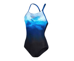 Speedo ECO+ PLACE DIG FIXED XBACK BLA/BLU