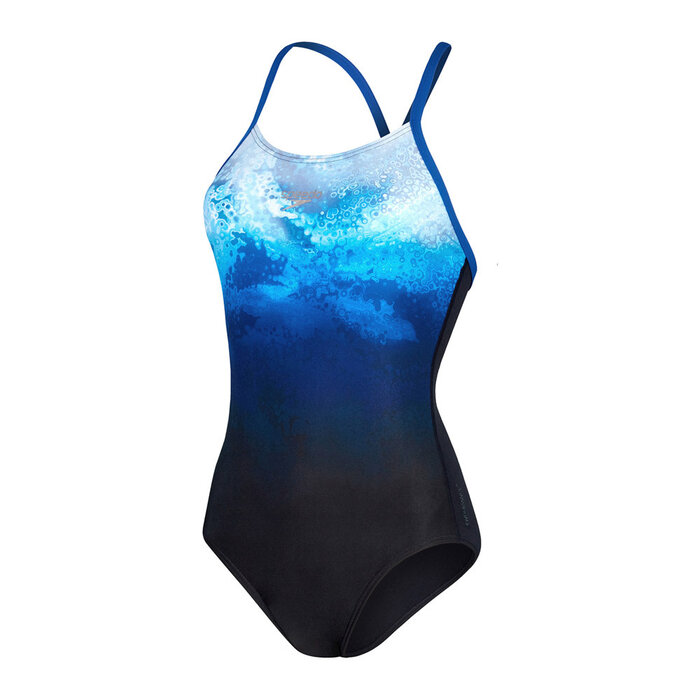 Speedo ECO+ PLACE DIG FIXED XBACK BLA/BLU