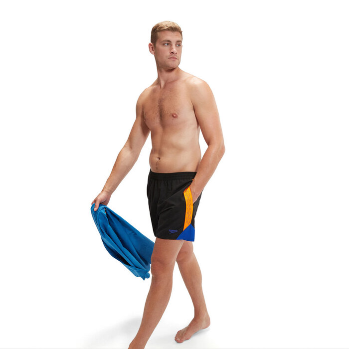 Speedo ECO H-BOOM SPLICE 16WSHRT BLA/YEL