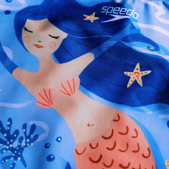Speedo DIG PRINT SWIMSUIT BLU/PIN