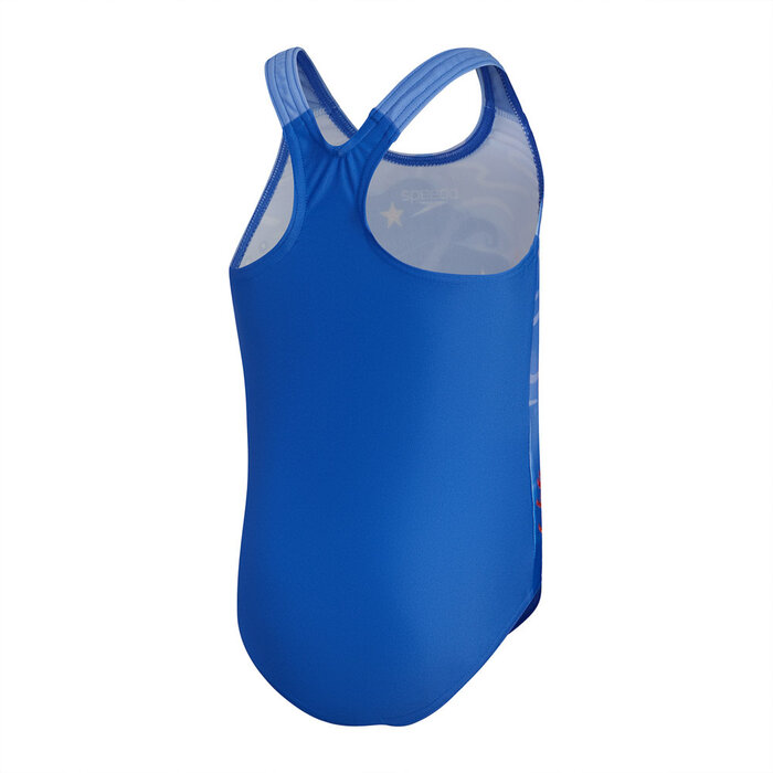 Speedo ECO DIG PRINT SWIMSUIT BLU/PIN