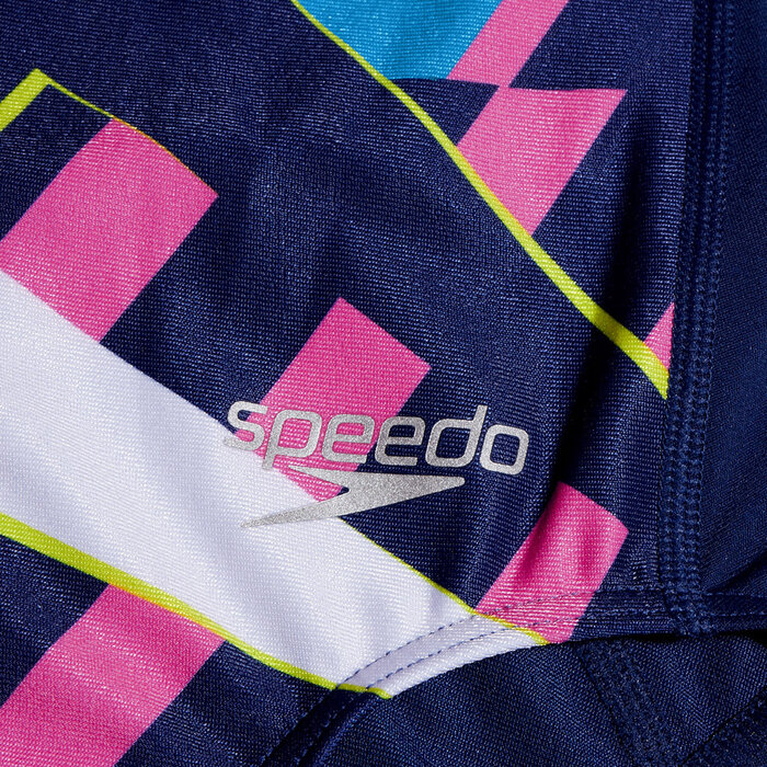 Speedo ECO+ PLACEM LANE LINE BACK BLU/PIN